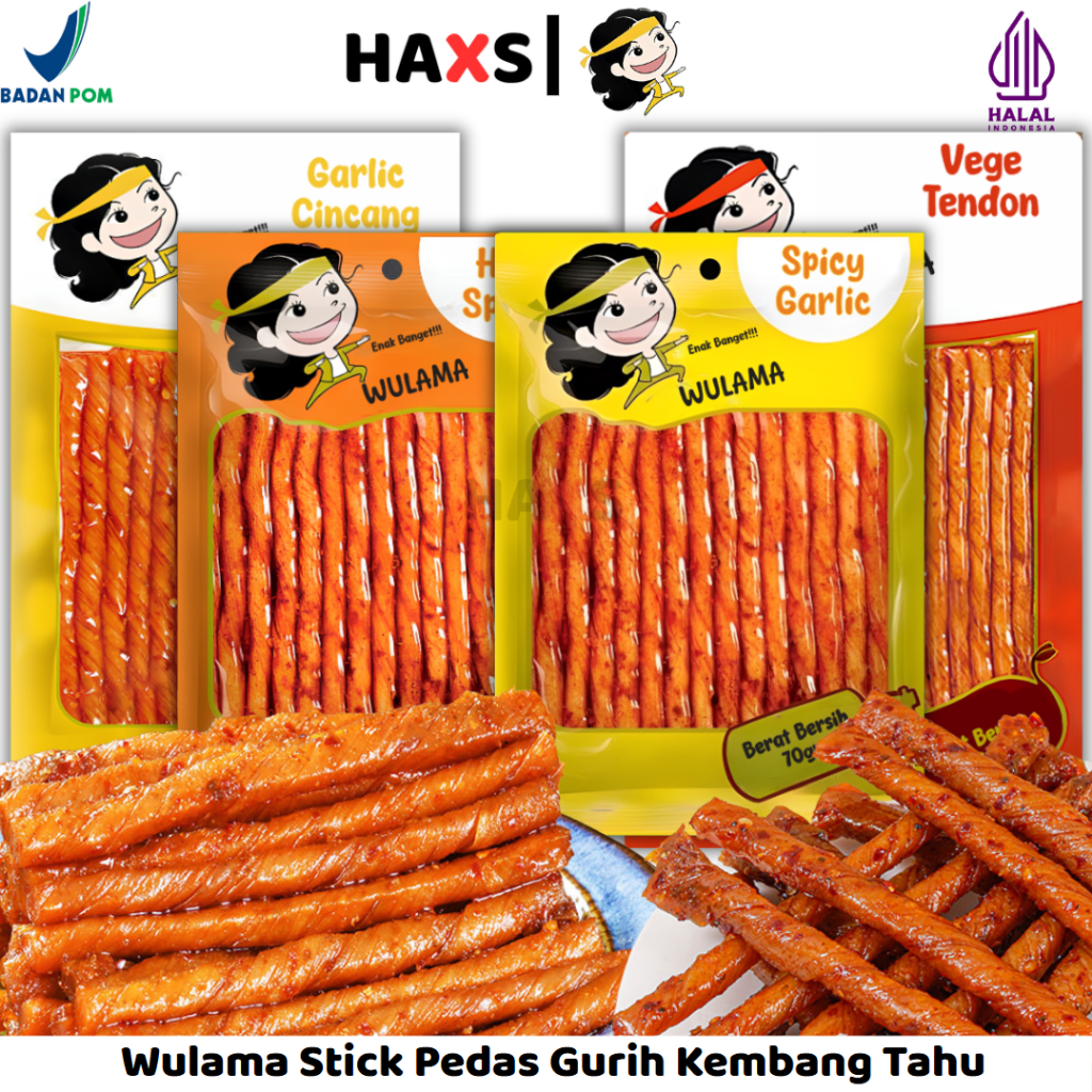 

HAXS Wulama Stick Pedas Gurih Kembang Tahu / Stick Pedas Gurih Kembang Tahu
