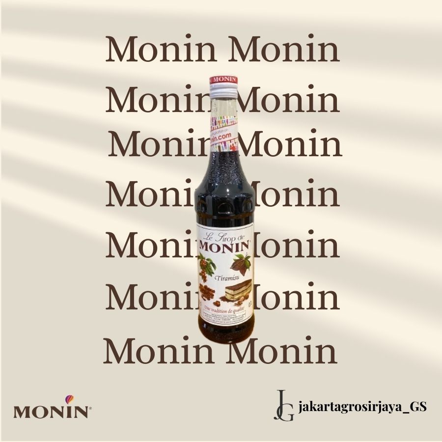 

SYRUP MONIN TIRAMISU | TIRAMISU 700 ml SIRUP TIRAMISU