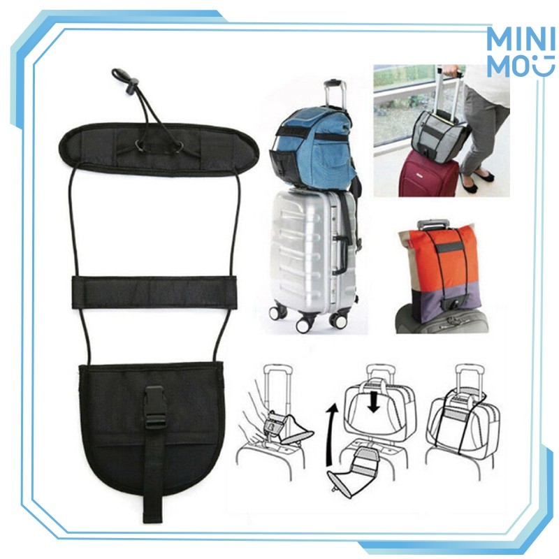 Tali Koper Besar Daya Tahan Tinggi - Sabuk Elastis Penguat Ritsleting Koper 40-60 inch - Strap Kargo