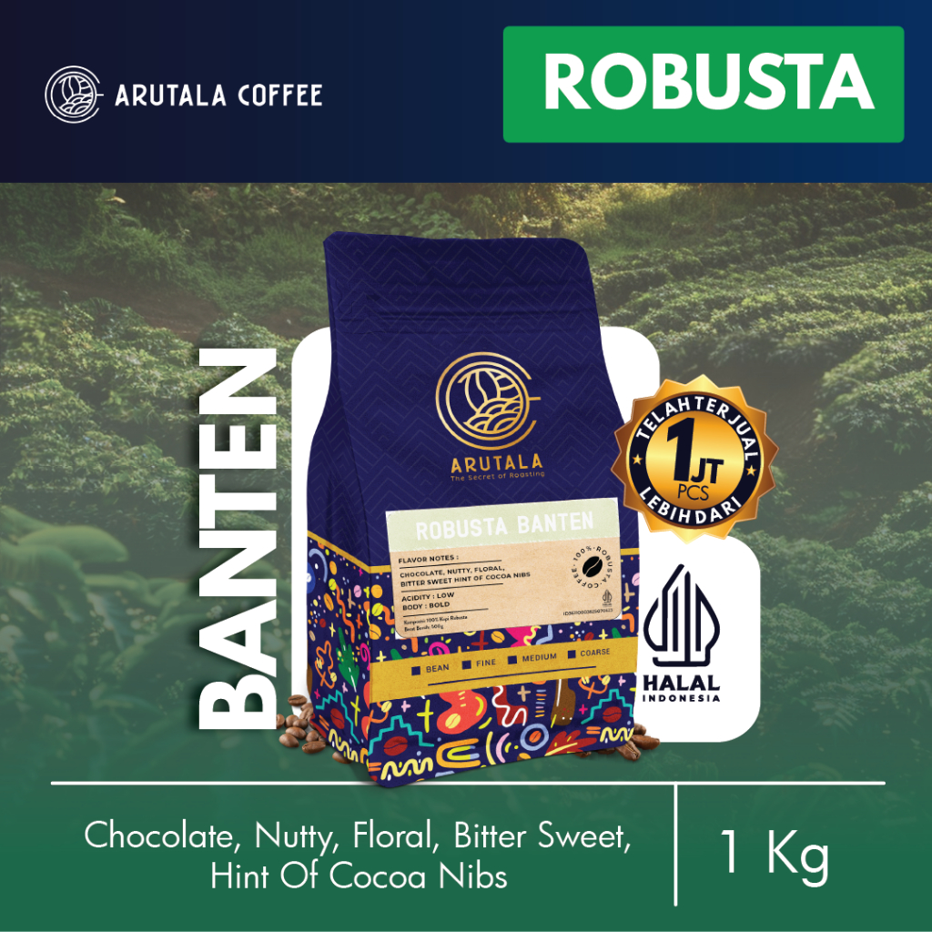 

Arutala Kopi Robusta Banten 500 Gram