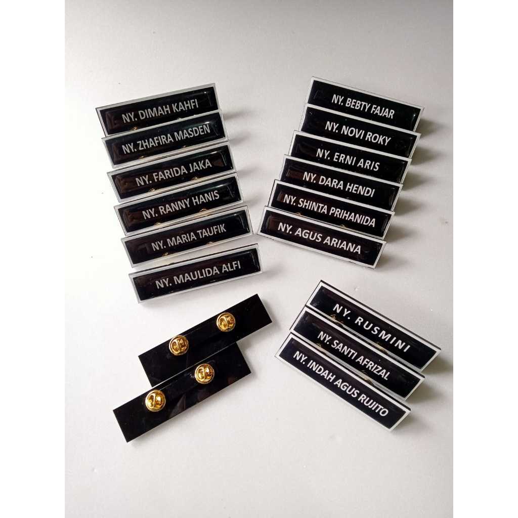 

Papan nama custom/nametag custom