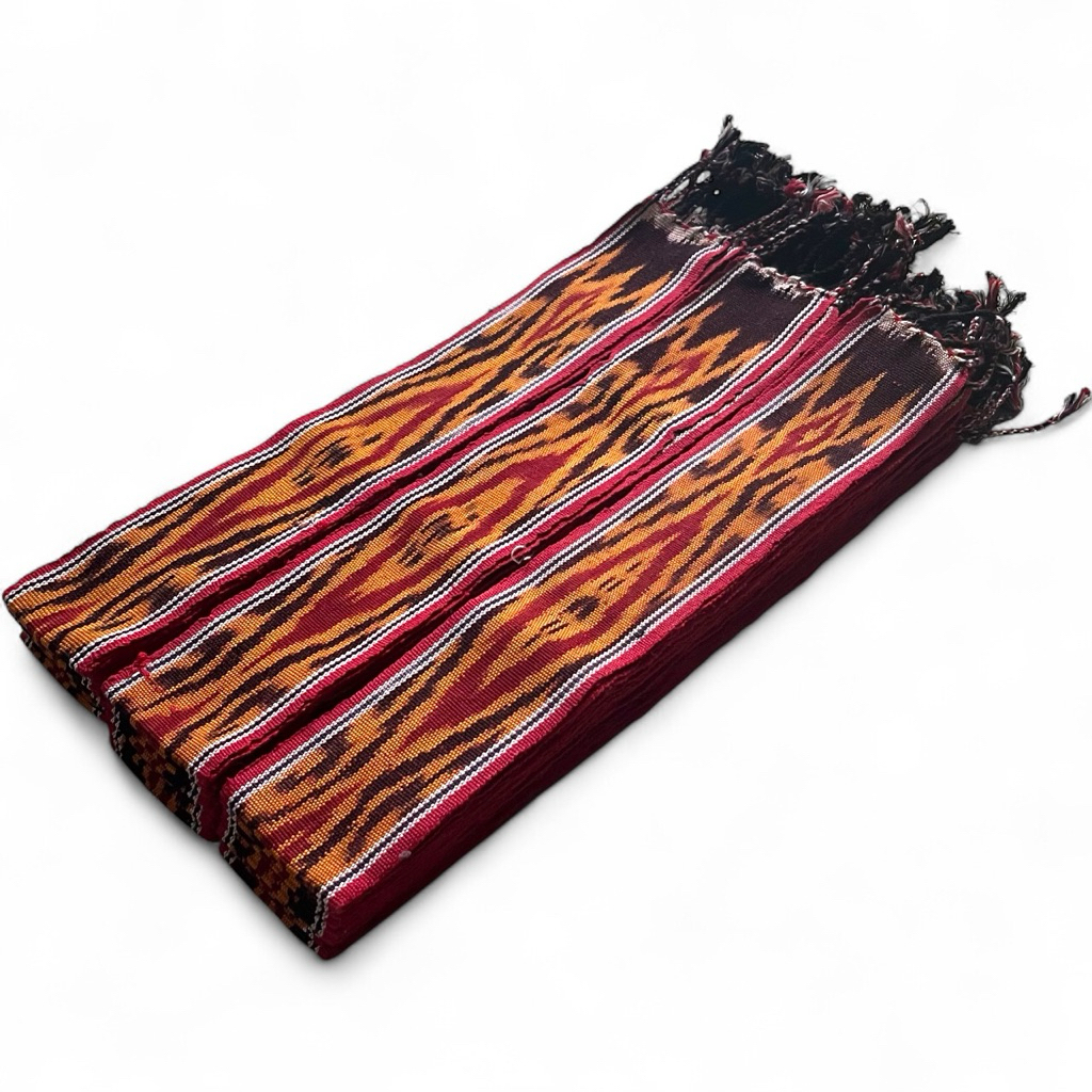 Dayak DG.1 - syal tenun etnik motif dayak / ikat kepala tenun dtf - syal tenun etnik