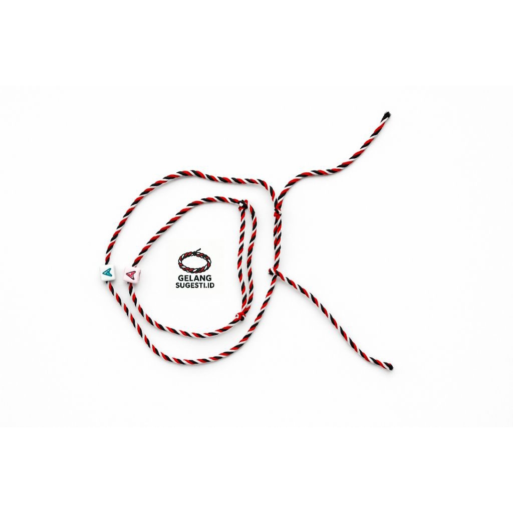 Gelang Tridatu Merah putih hitam