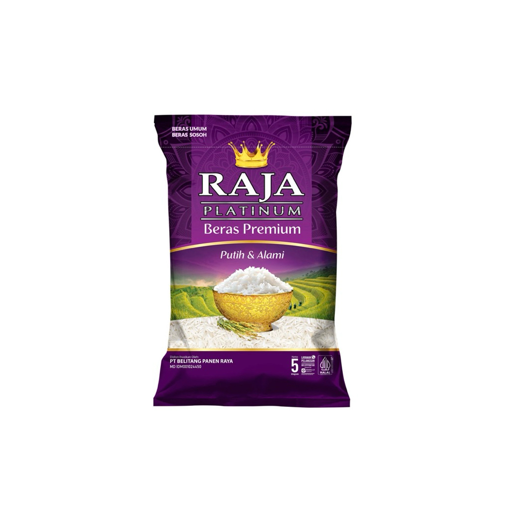 

Beras Raja Platinum SLYP Syper Berat 5 Kg