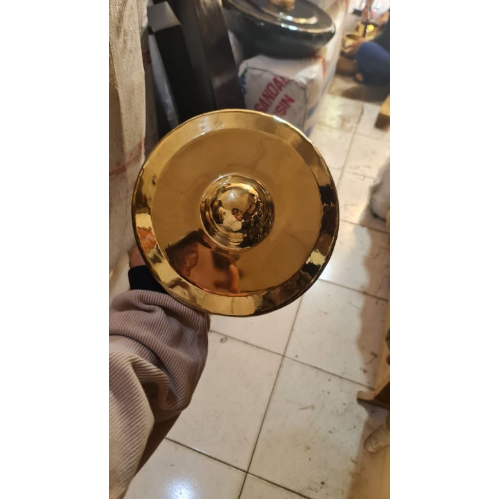 bonang kirab bahan pul kuningan asli