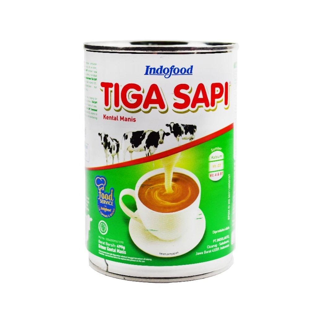 

Tiga Sapi Susu Krimer | Susu Kental Manis 490g