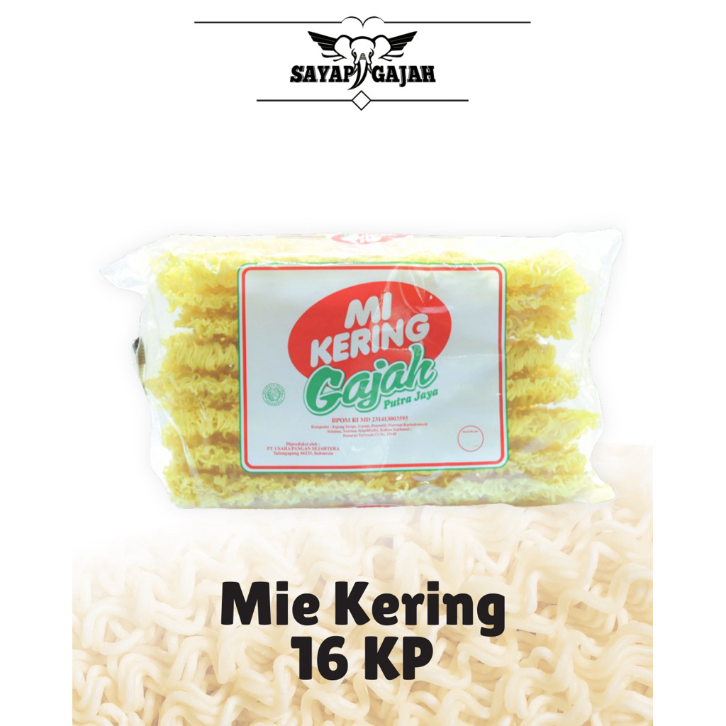 

Mie Kering Gajah 16KP