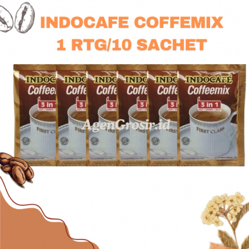 

INDOCAFE COFFEMIX 3in1 1 rtg/10 sachet