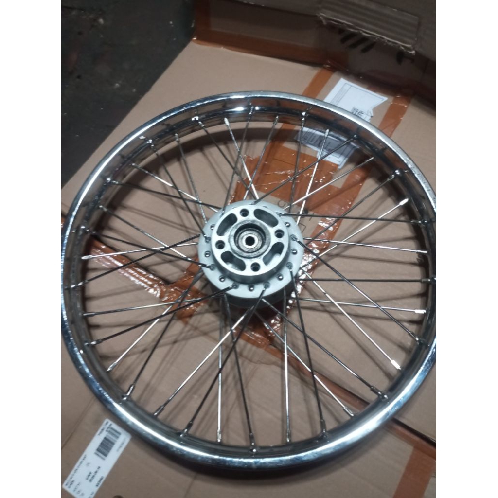 velg jari depan suzuki smash lepasan motor