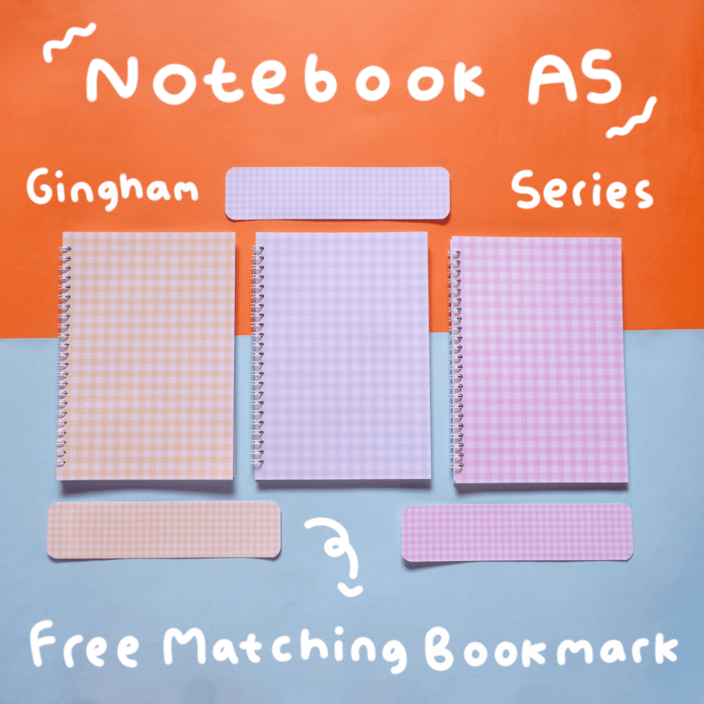 

Notebook/Jurnal/Buku Tulis A5 Gingham Series