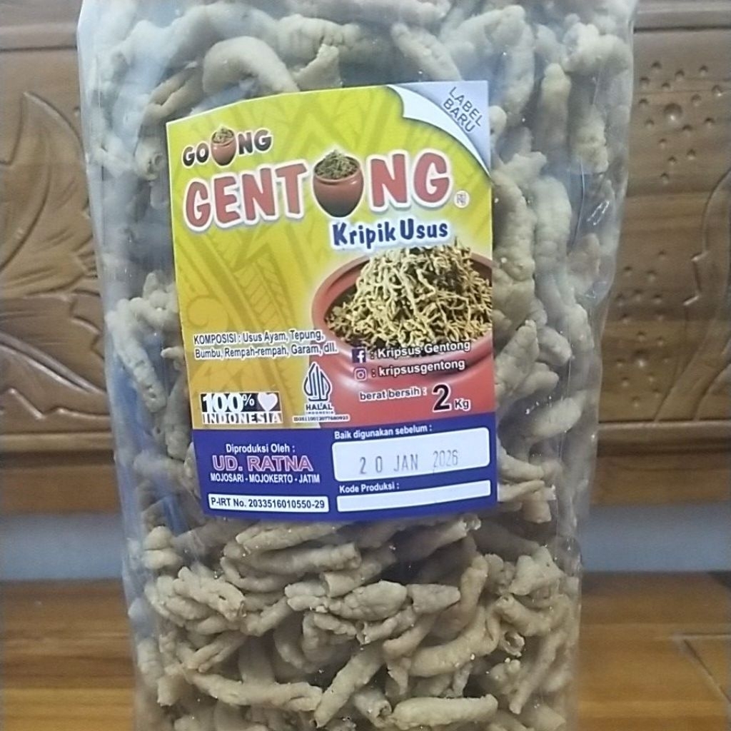 

KRIPIK USUS GENTONG EXP DESEMBER 2025