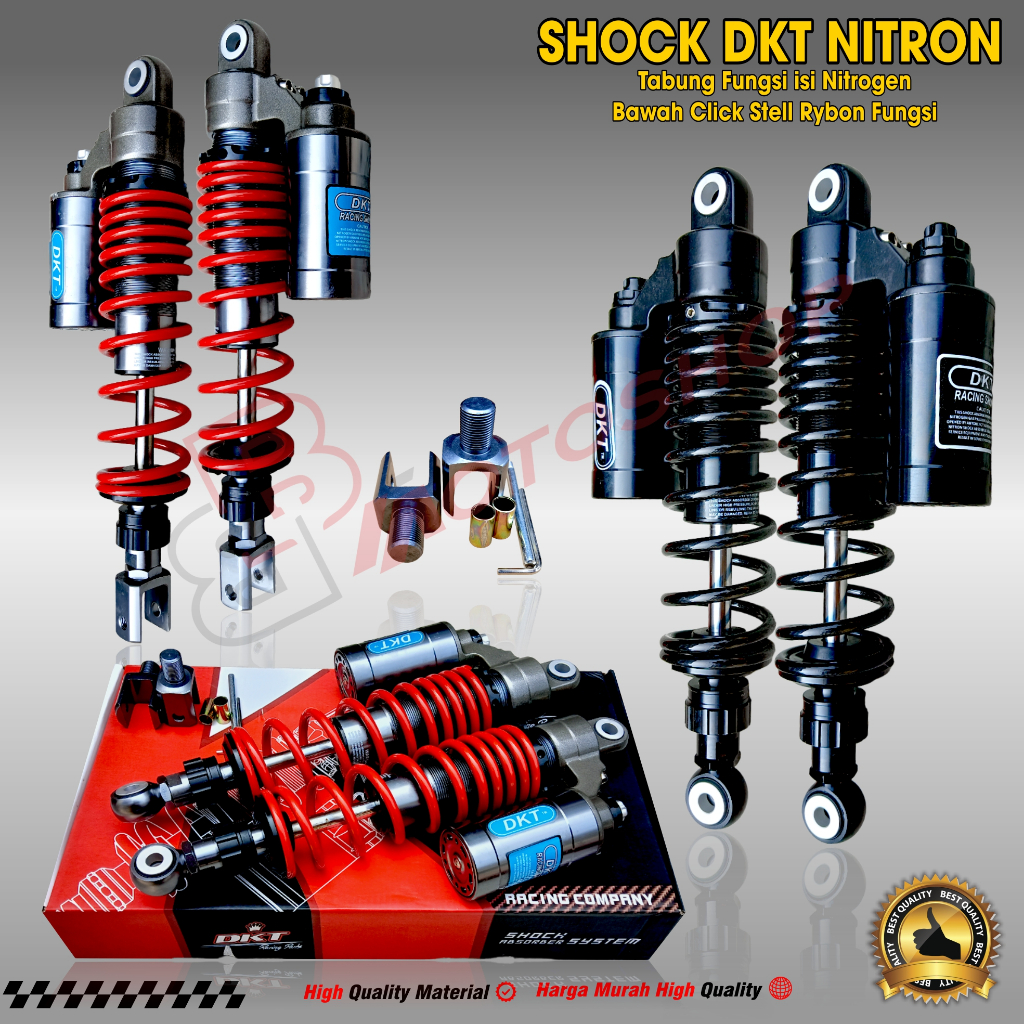 Shockbreaker Belakang DKT GP Series Nitron 280mm 320mm 340mm