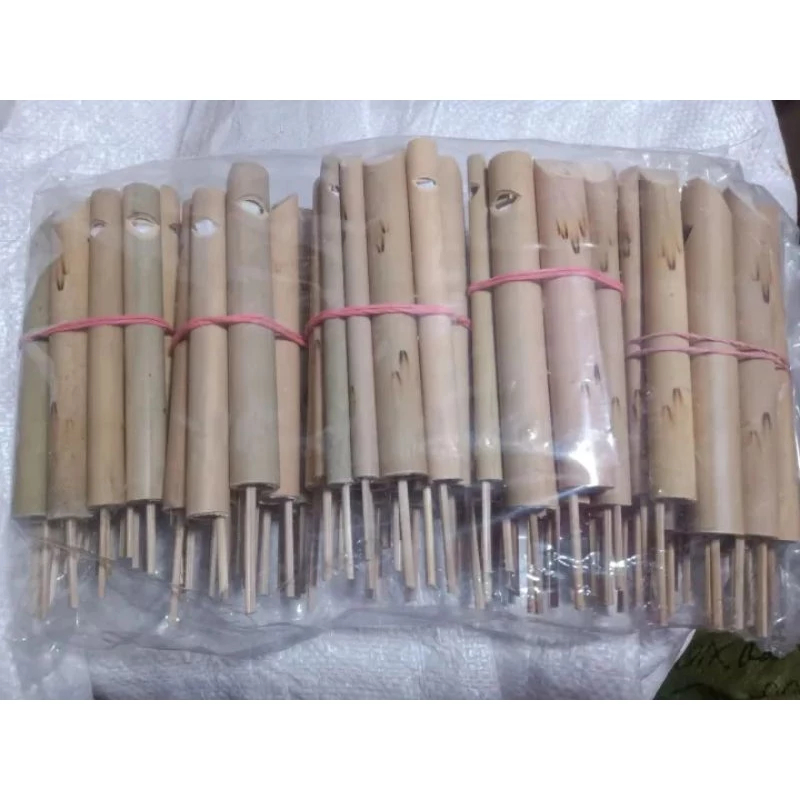100 Pcs Suling Bambu Suara burung