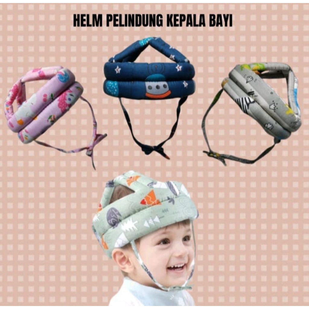 HELM PELINDUNG KEPALA BAYI| TOPI PELINDUNG KEPALA BAYI| PELINDUNG KEPALA BAYI