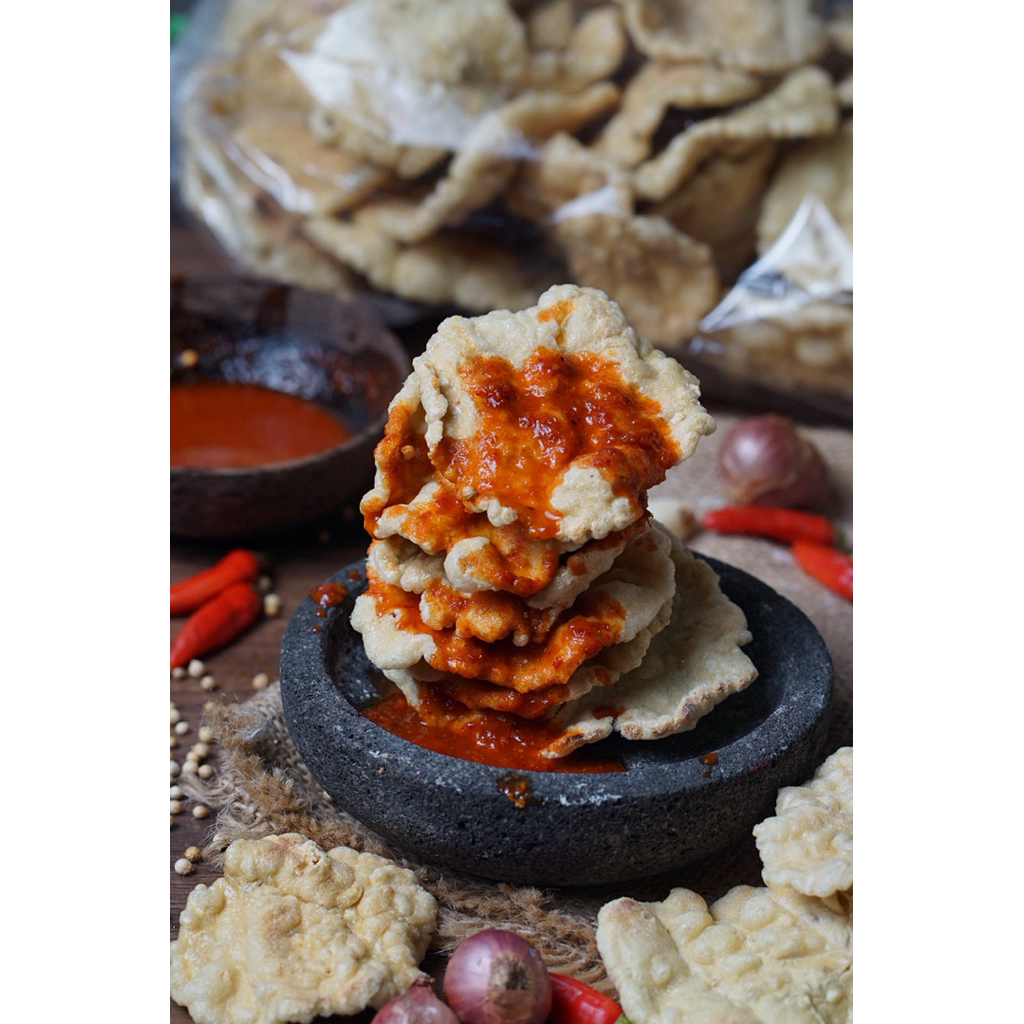 

kemplang Tunu bantet asli ikan sarden isi 25