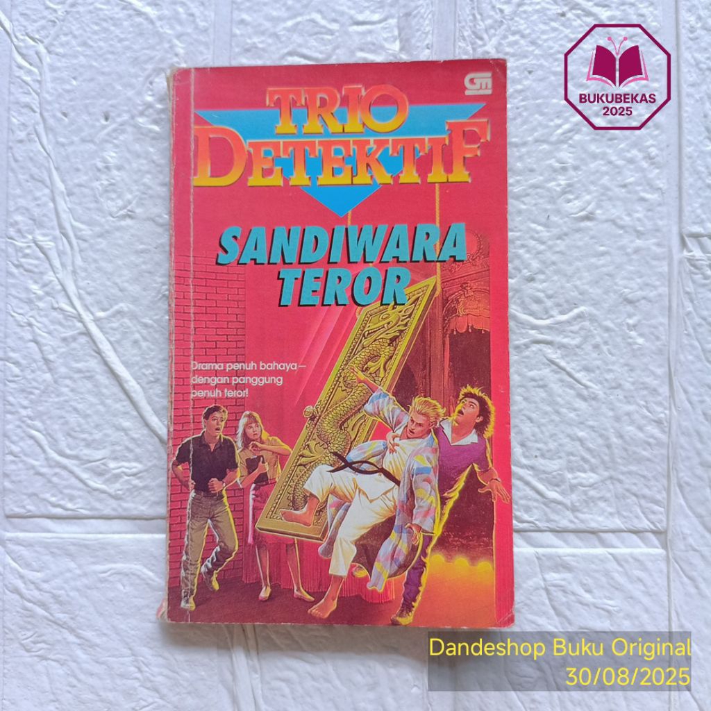 Trio Detektif Sandiwara Teror oleh Peter Lerangis - Novel Original Bekas Preloved