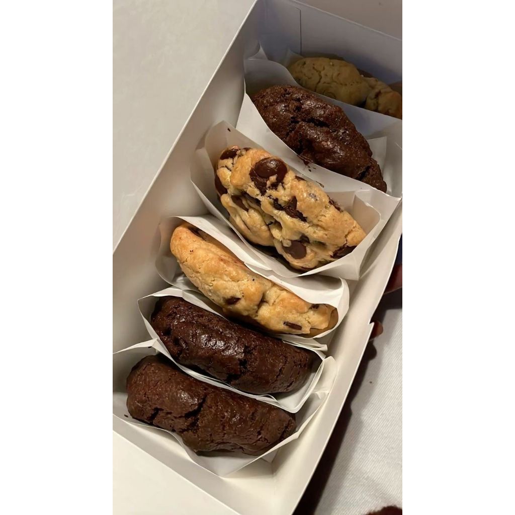 

SOLANDVELVET - Soft Bake Cookies 6pcs | Nyc Style Cookies | Thick Cookies