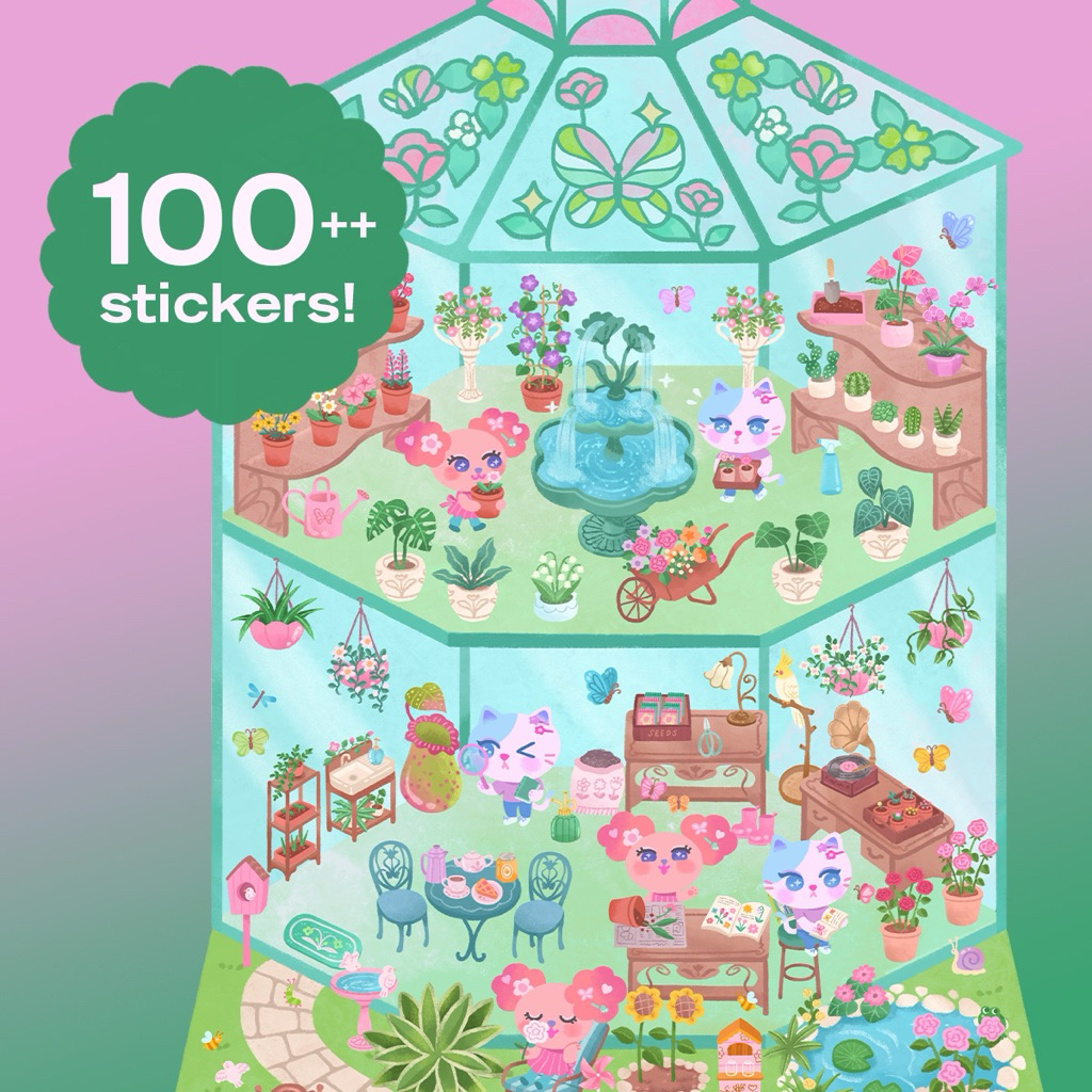 

notsoweirdo - Gardening Girlies - DIY Sticker + Print Set