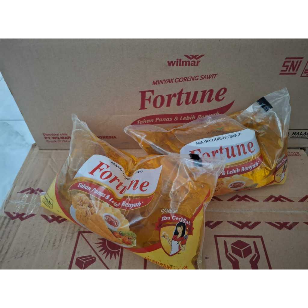 

Minyak Goreng Fortune Bantal Satu Liter - Satu Karton
