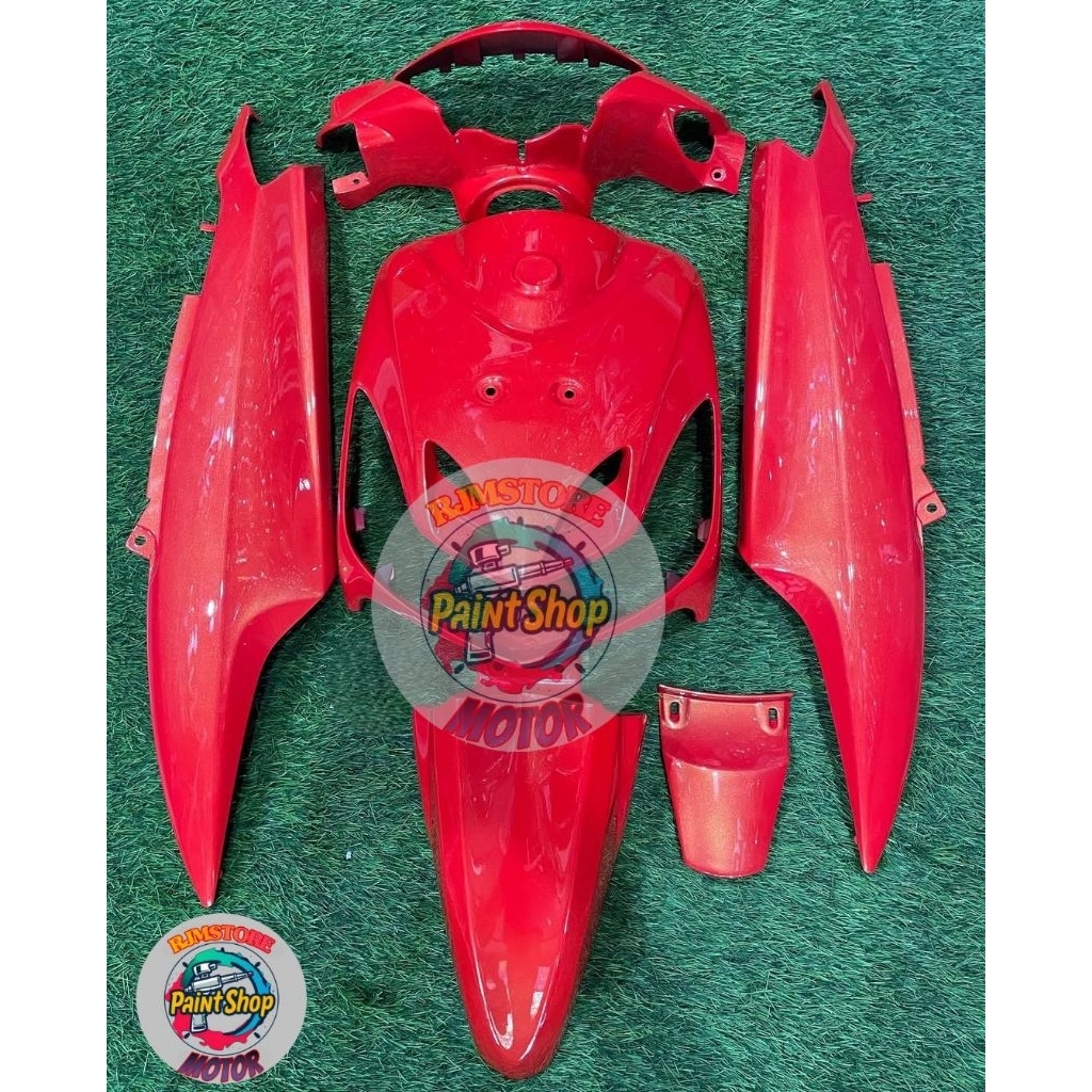 full body halus yamaha mio smile merah candy