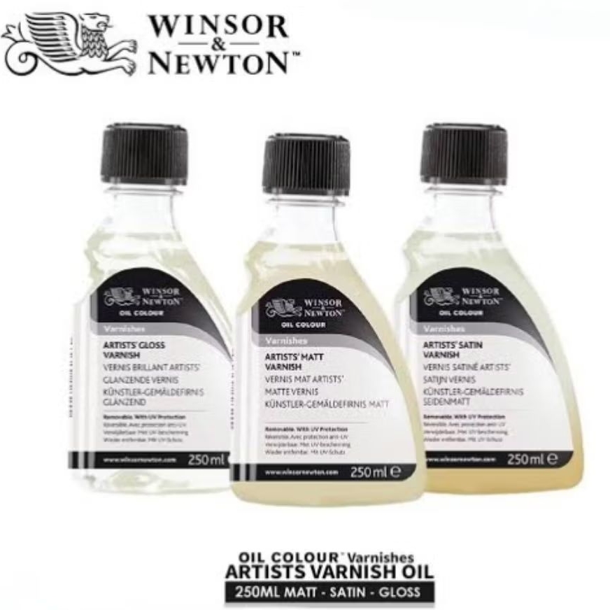 

Artists' Gloss / Satin / Matt Varnish 250 ml Winsor & Newton Suitable For Oil & Acrylic Painting