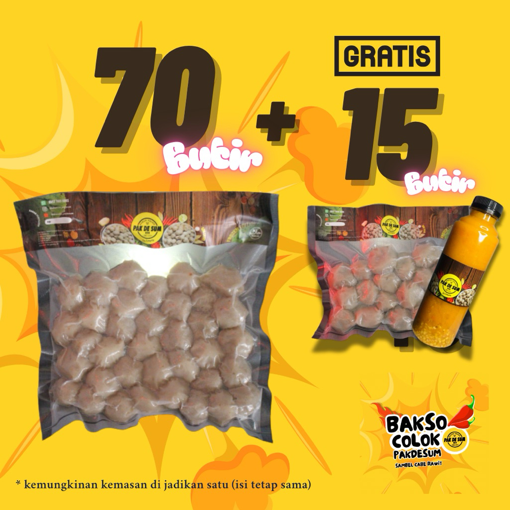 

(XL) -BELI 70BUTIR GRATIS 15 BUTIR + GRATIS SAMBEL BOTOL 100 ml