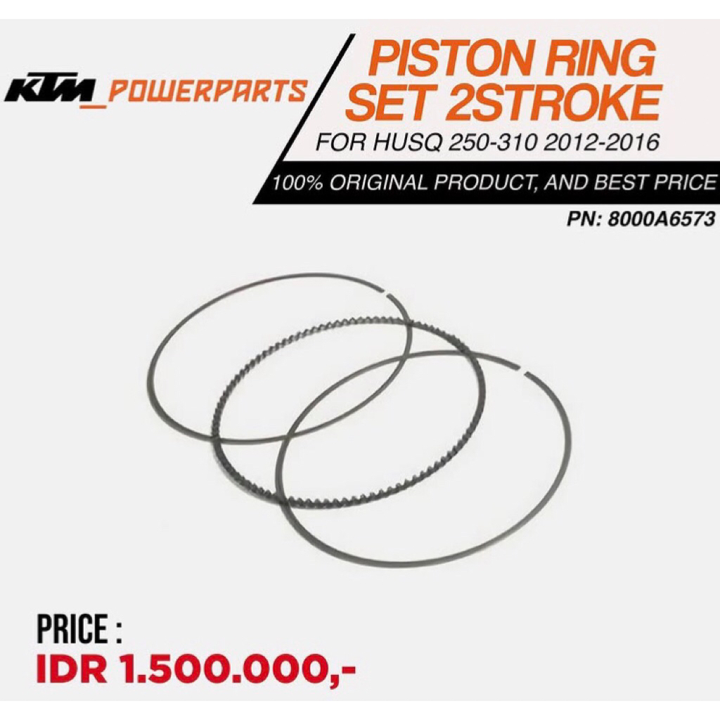 piston ring set 2stroke for husqvarna 250-310 2012-2016
