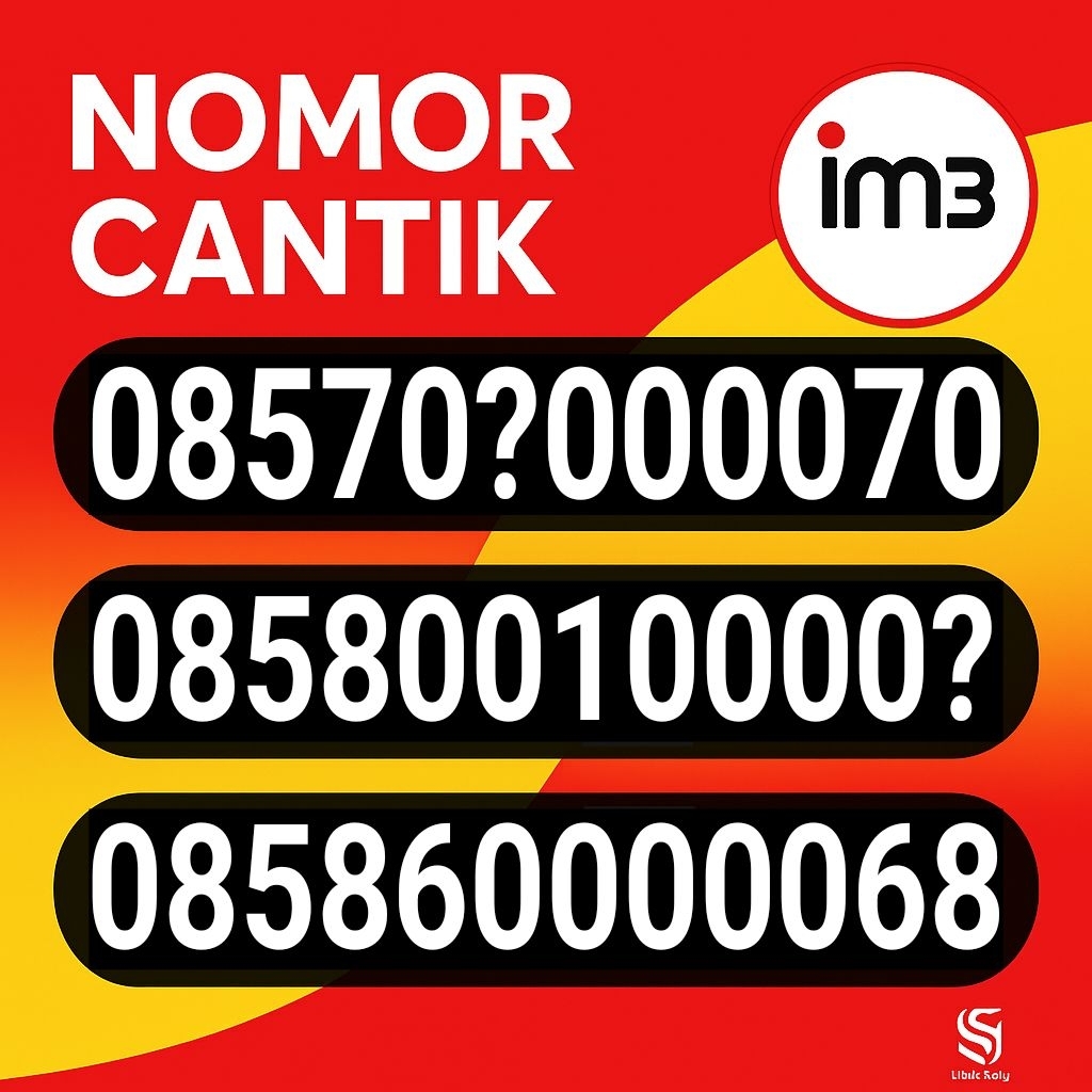 Kartu Perdana Nomor Cantik Indosat 4G 5G - Nomor Cantik IM3 Panca 00000 kwartet 0000 Hexa 111111 333