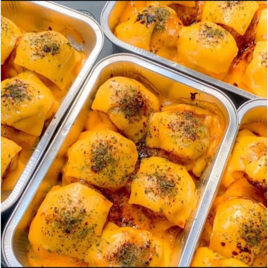 

[READY KIRIM INSTAN] DIMSUM MENTAI WITH CHEESE MELT ISI 6 (FREE CHILI OIL)