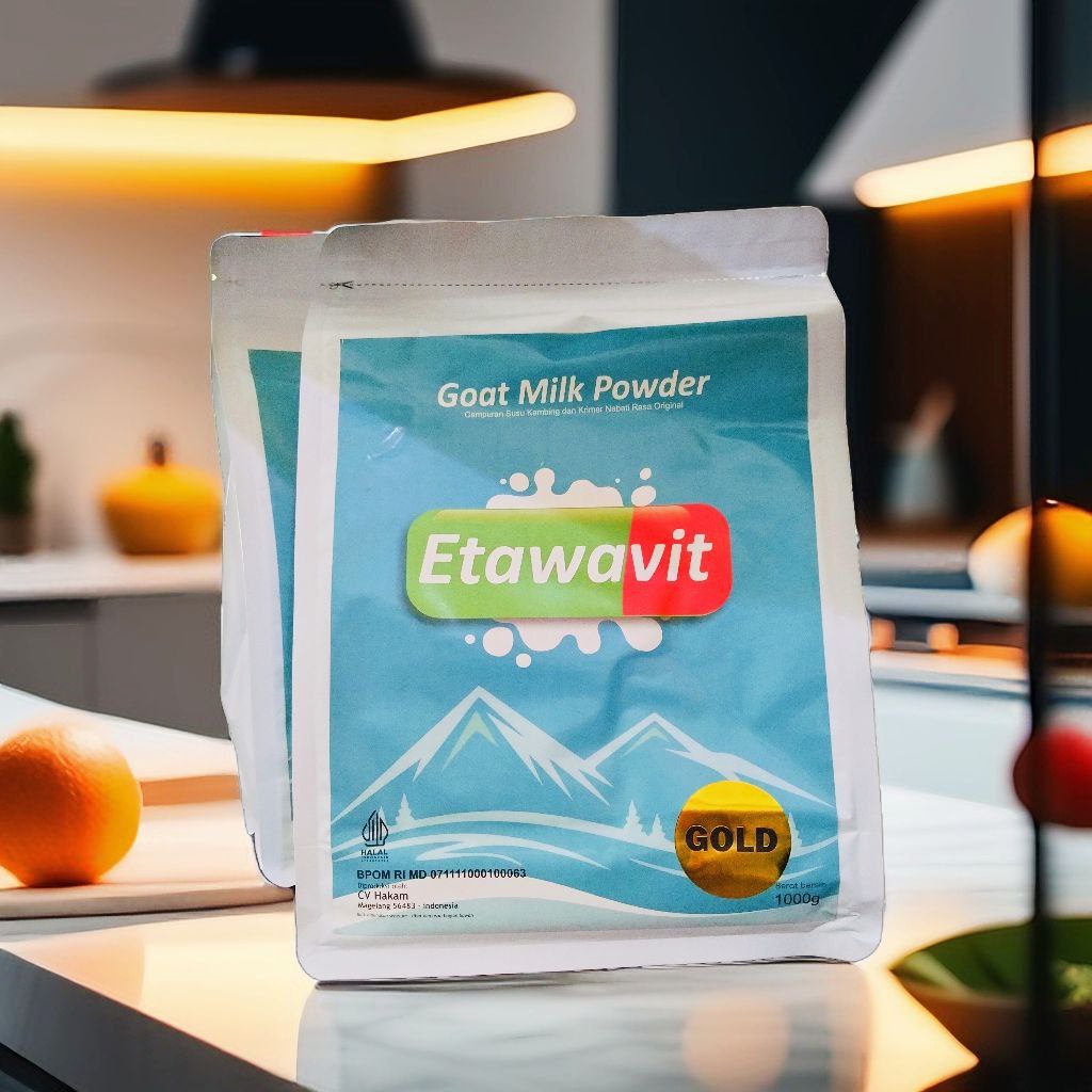 

Etawavit Susu Kambing Bubuk Etawa 1 Kg Kandungan Susu 60%