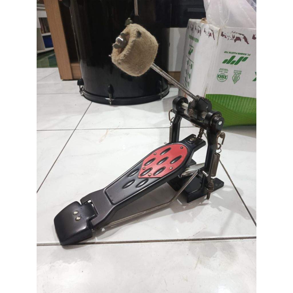 Single pedal drum bekas