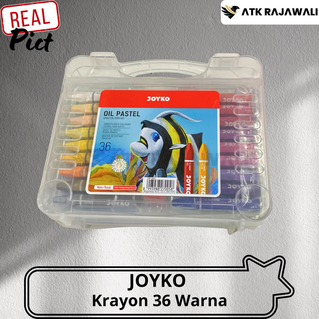 

Crayon Joyko OP-36s Krayon Isi 36 Warna / Oil Pastel 36 Colours
