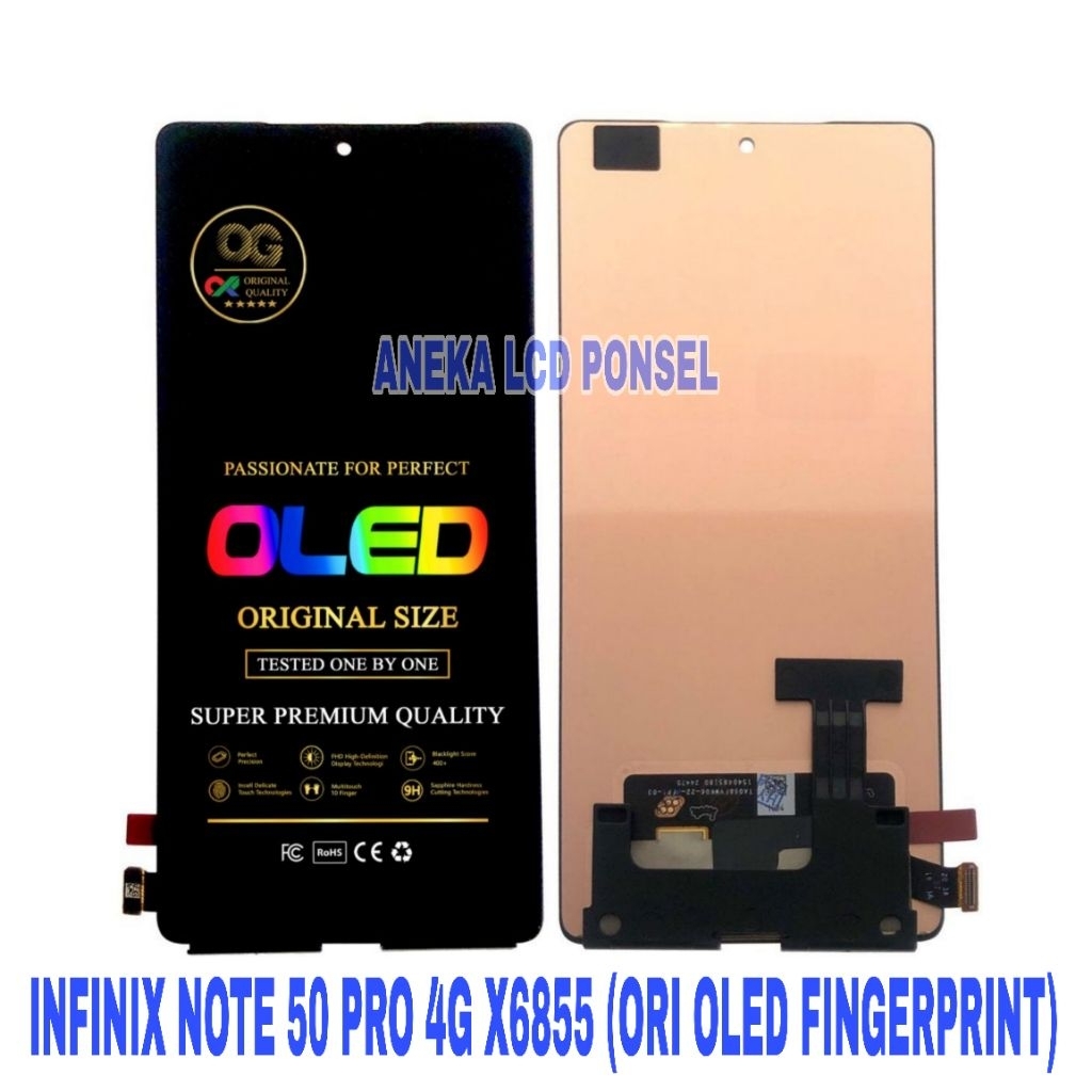 LCD INFINIX NOTE 50 PRO 4G X6855 (ORI OLED FINGERPRINT)