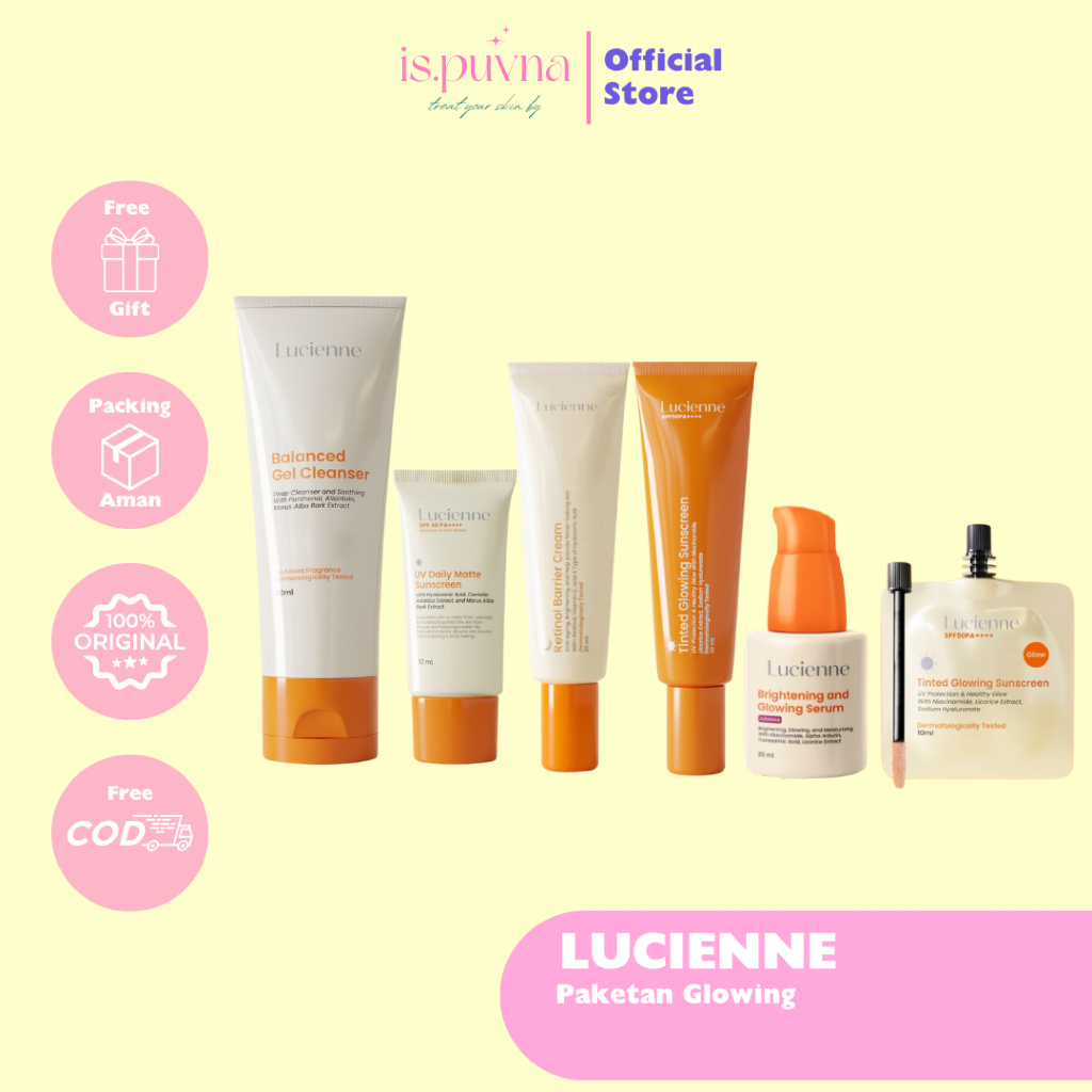 PAKETAN LUCIENNE | SUNSCREEN LUCIENNE | LUCIENNE RETINOL