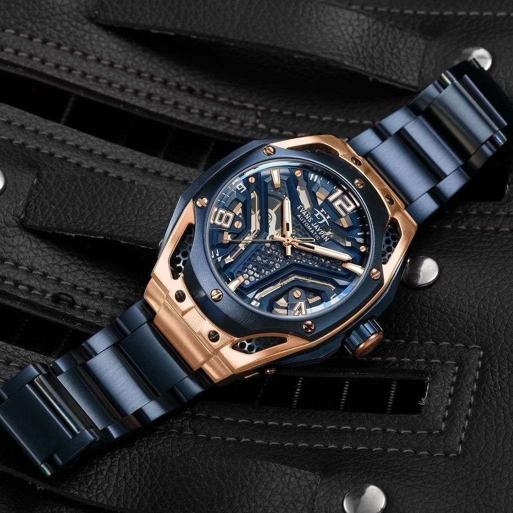 Evans Jayden Pria 9621 Chronograph 5 ATM jam mewah dan elegant