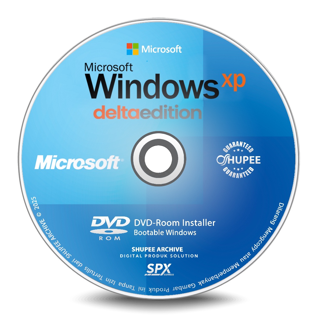 CD/DVD Windows® Xp Delta Edition Sp3