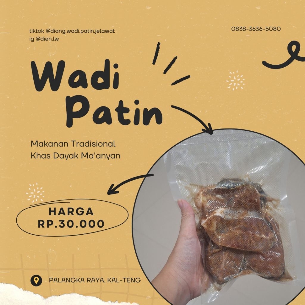 

WADI PATIN | Dayak Ma'anyan | Diang Wadi | Makanan Tradisional
