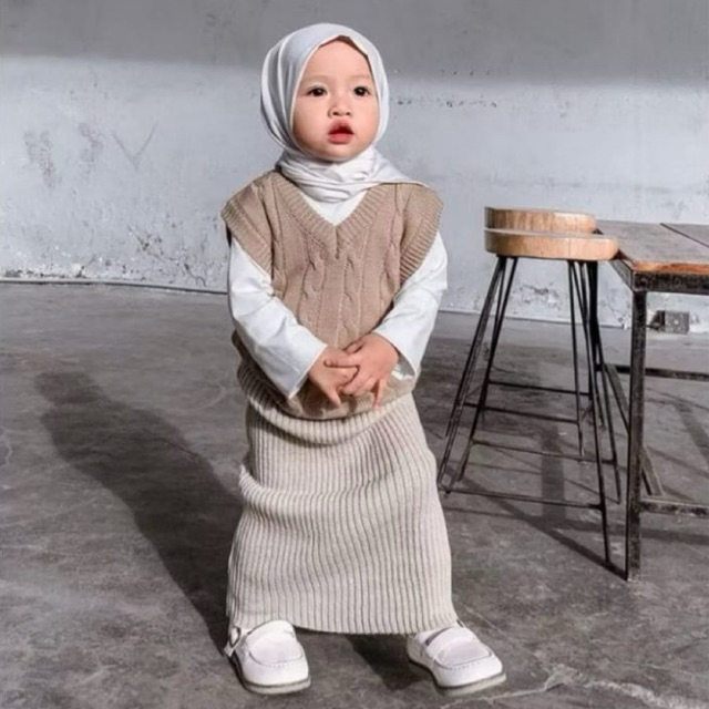 Rok Span Rajut Anak Perempuan Rok Span Anak Rajut