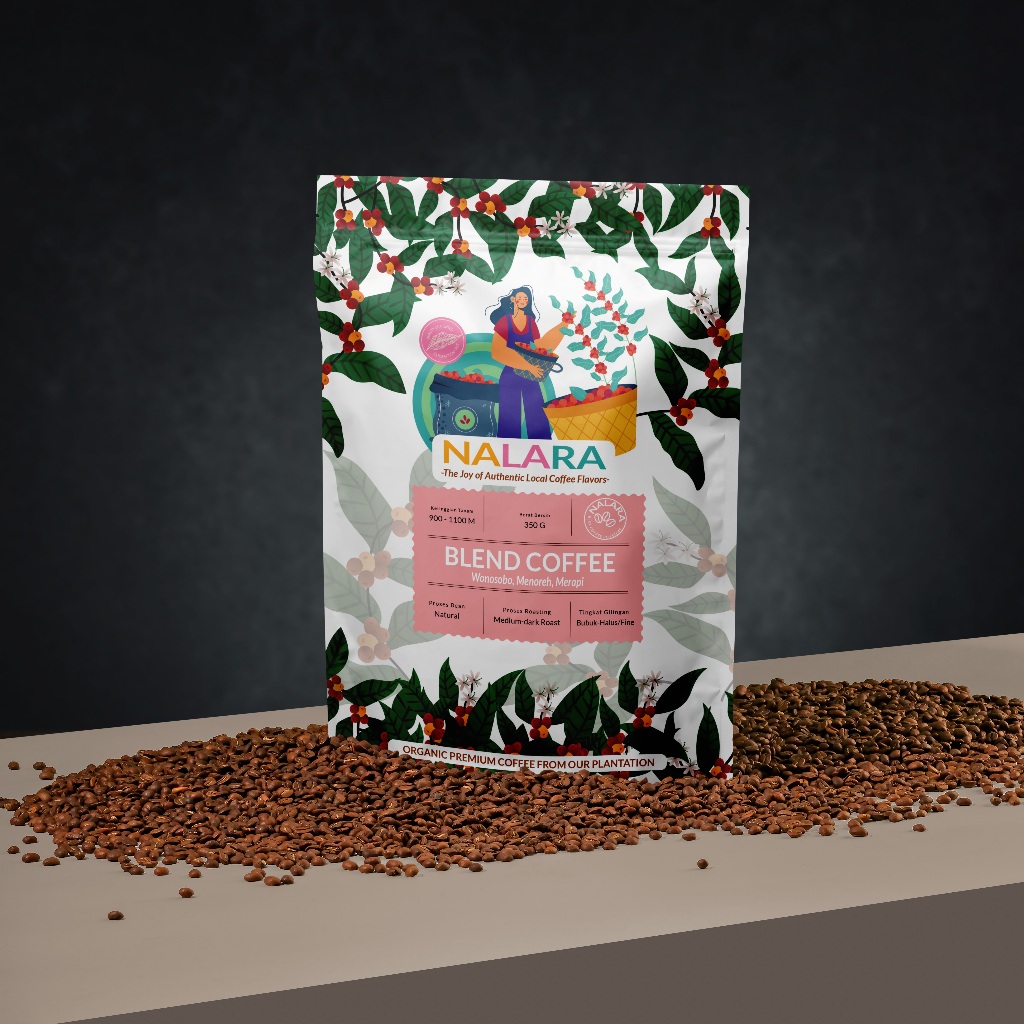 

Robusta Blend Kopi Blend Robusta Premium Wonosobo Menoreh Merapi - Nalara Coffee