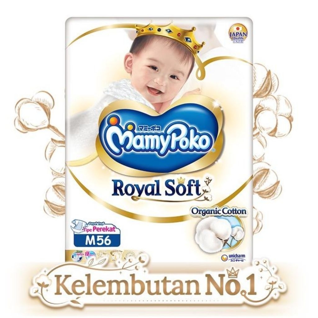 Pampers Mamy Poko Royal Soft M56 Perekat