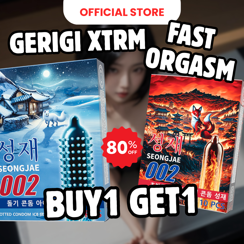 Kondom 001 Premium Tipis Bergerigi Berduri Stimulasi Ekstra Aman