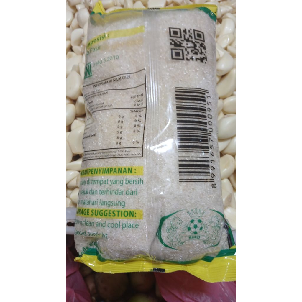 

gula putih/gula pasir per pack 1 kg promo hari ini