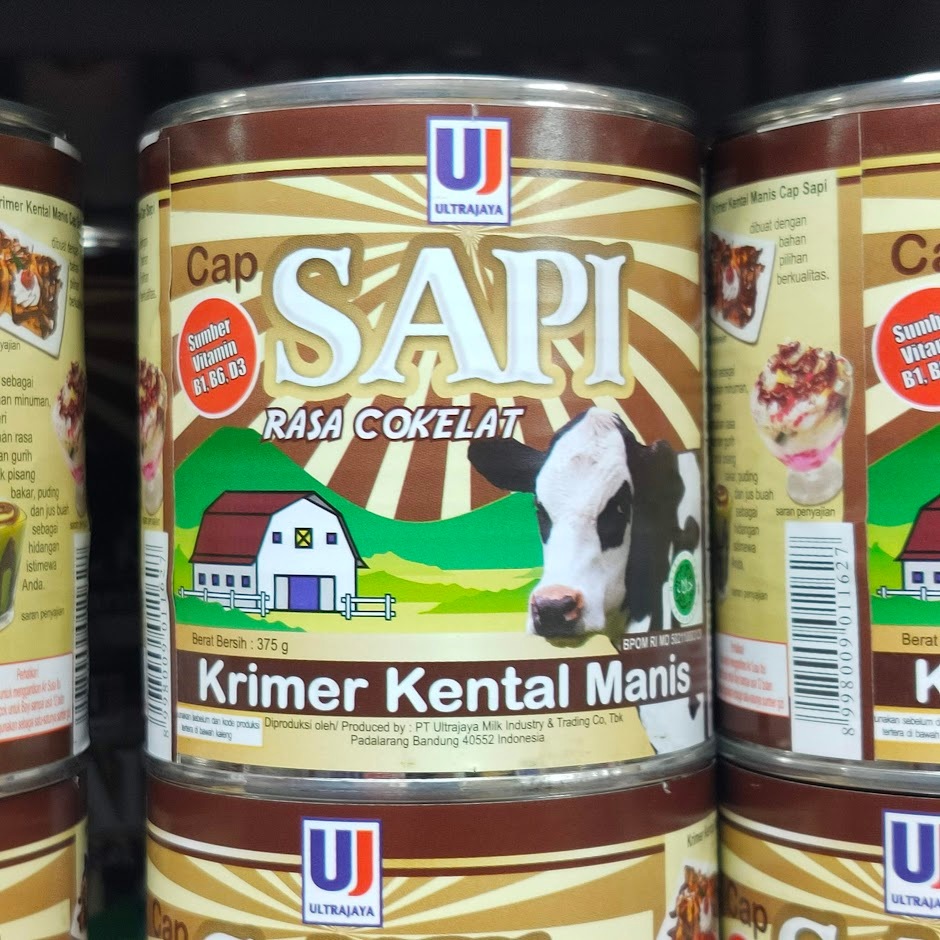 

Susu Krimer Kental Manis Cap SAPI Kaleng 375gr Putih / Cokelat dari Ultra Jaya