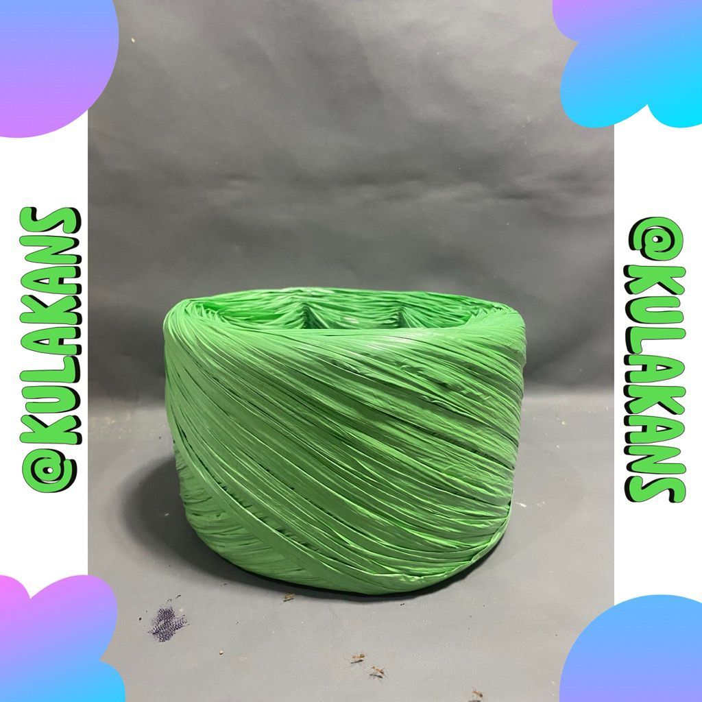 

tali rafia 500g warna hijau