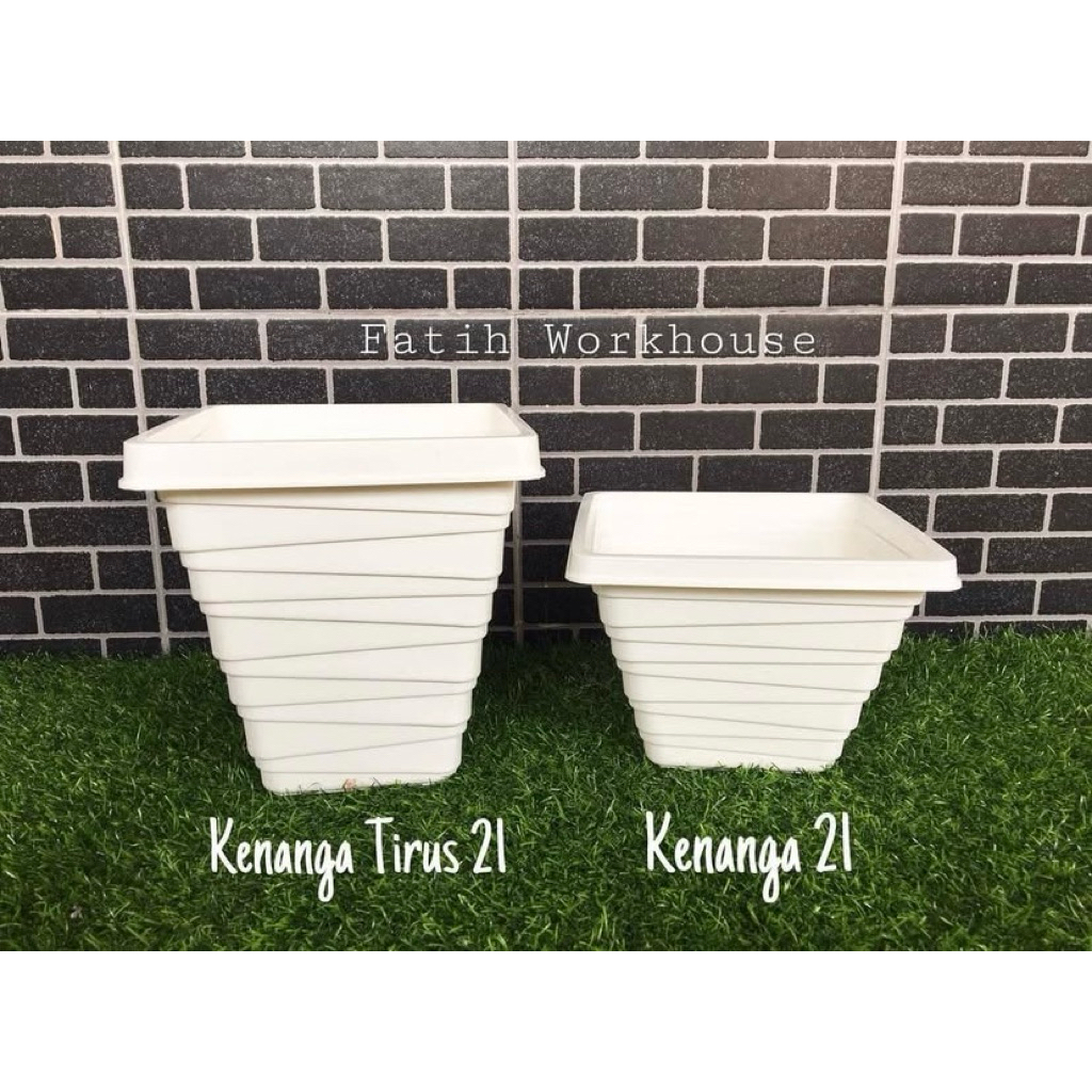 Pot bunga plastik kenanga - pot plastik - pot bunga