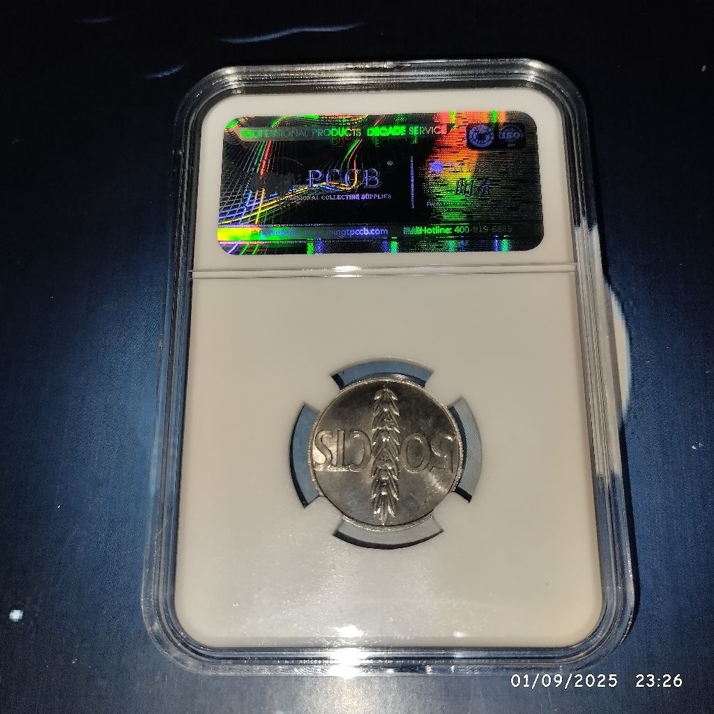 uang koin kuno Spain/spanyol with slab profesional