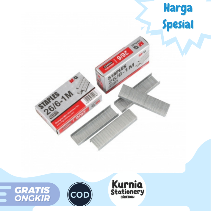 

M&G Isi Stapler All Variant / Staples All Size 1000 pcs (Satuan)