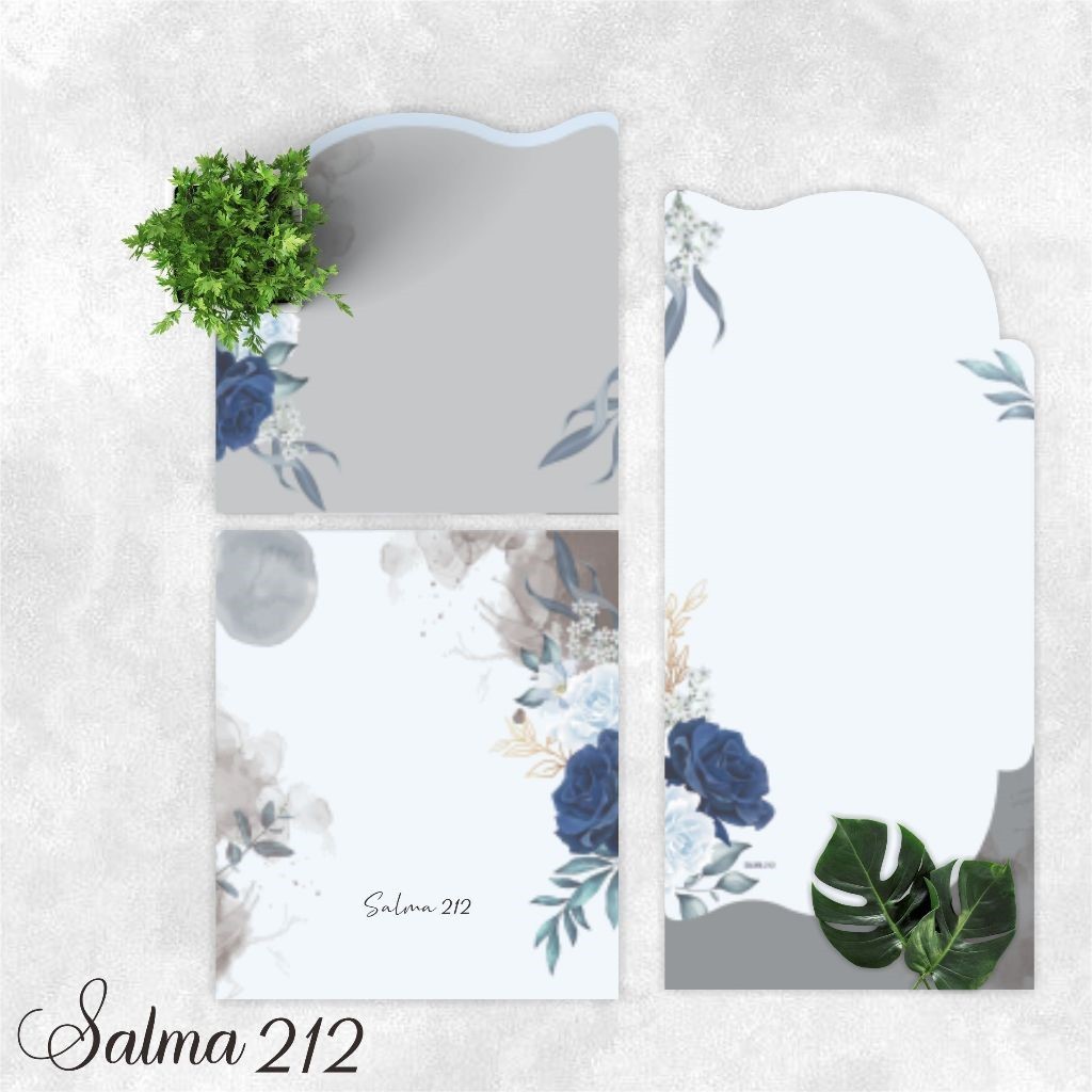 Blangko Undangan Pernikahan Terbaru Kosongan SALMA 212 - Undangan Pernikahan BLANGKO Kosongan