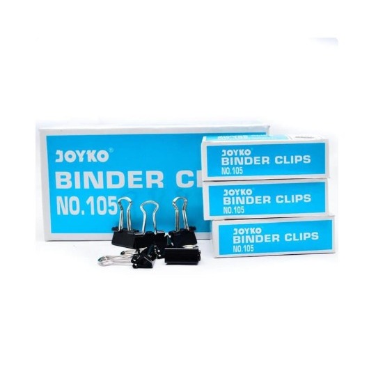

(GROSS) Binder Klip Penjepit Kertas / Paper Clips - Joyko No. 105 dan 155