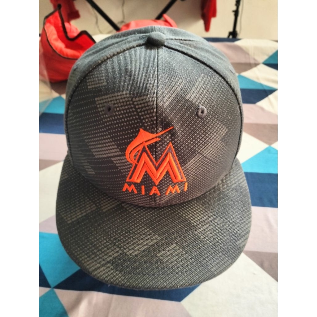 Topi Snapback Nike MLB Miami Marlins Original